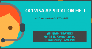 OCI VISA APPLICATION